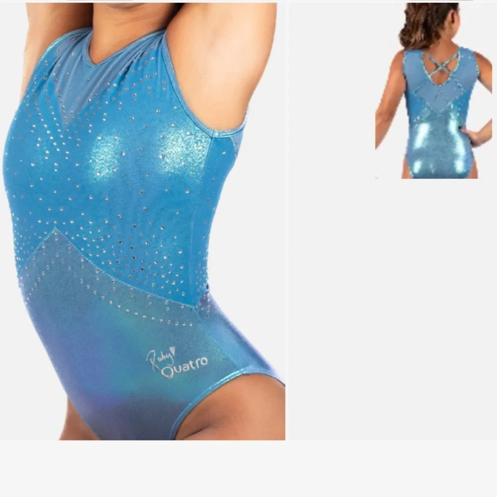 QUATRO LEOTARD SIZE 26” INTERMEDIATE NWT